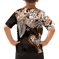Monstera Plumeria Flowers Orange Family Matching Mermaid Dress and Hawaiian Shirt Polynesian Pattern