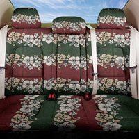 Hawaiian Hibiscus Christmas Color Back Car Seat Cover Unique LT01 One Size Red - Polynesian Pride