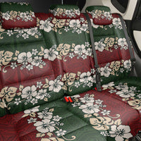 Hawaiian Hibiscus Christmas Color Back Car Seat Cover Unique LT01 - Polynesian Pride
