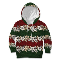 Hawaiian Hibiscus Christmas Color Kid Hoodie Unique LT01 Hoodie Red - Polynesian Pride