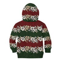 Hawaiian Hibiscus Christmas Color Kid Hoodie Unique LT01 - Polynesian Pride
