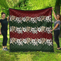 Hawaiian Hibiscus Christmas Color Quilt Unique LT01 - Polynesian Pride