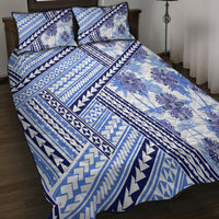 Hawaii Quilt Quilt Bed Set Kakau Polynesian Pattern Blue Version LT01 - Polynesian Pride