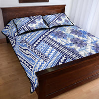 Hawaii Quilt Quilt Bed Set Kakau Polynesian Pattern Blue Version LT01 - Polynesian Pride
