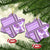 Hawaii Quilt Ceramic Ornament Kakau Polynesian Pattern Lilac Version LT01 Snow Flake Purple - Polynesian Pride