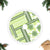 Hawaii Quilt Tree Skirt Kakau Polynesian Pattern Olive Green Version LT01 Fringed Tree Skirts Green - Polynesian Pride