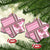 Hawaii Quilt Ceramic Ornament Kakau Polynesian Pattern Mauve Pink Version LT01 Snow Flake Pink - Polynesian Pride