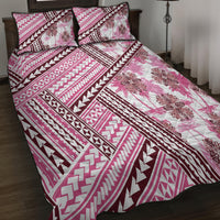 Hawaii Quilt Quilt Bed Set Kakau Polynesian Pattern Mauve Pink Version LT01 - Polynesian Pride
