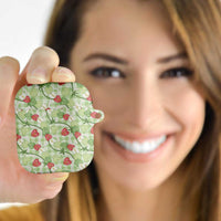 Anthurium Pikake Ti Leaf Palaka AirPods Case Green Version LT01 - Polynesian Pride