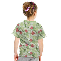 Anthurium Pikake Ti Leaf Palaka Kid T Shirt Green Version