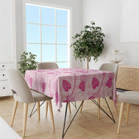 Anthurium Pikake Ti Leaf Palaka Tablecloth Pink Version