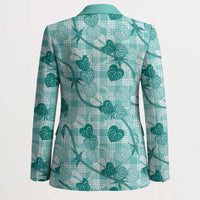 Anthurium Pikake Ti Leaf Palaka Blazer Turquoise Version