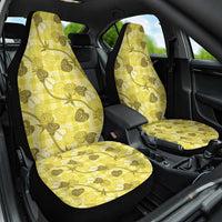 Anthurium Pikake Ti Leaf Palaka Car Seat Cover Yellow Version