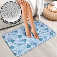 Anthurium Pikake Ti Leaf Palaka Bathroom Set Blue Version