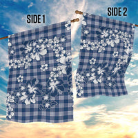 Hibiscus Pakala Cobalt Blue Royal Garden Flag Tropical Floral Stylized - Polynesian Pride