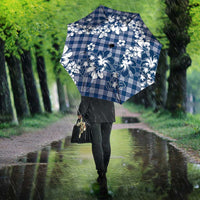 Hibiscus Pakala Cobalt Blue Royal Umbrella Tropical Floral Stylized - Polynesian Pride