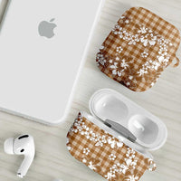 Hibiscus Pakala Bronze Brown AirPods Case Tropical Floral Stylized - Polynesian Pride