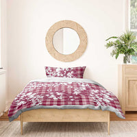 Hibiscus Pakala Royal Magenta Bedding Set Tropical Floral Stylized - Polynesian Pride