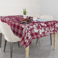 Hibiscus Pakala Royal Magenta Tablecloth Tropical Floral Stylized - Polynesian Pride