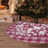 Hibiscus Pakala Royal Magenta Tree Skirt Tropical Floral Stylized LT01 - Polynesian Pride