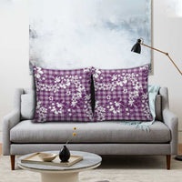 Hibiscus Pakala Sweetie Purple Pillow Cover Tropical Floral Stylized - Polynesian Pride