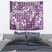 Hibiscus Pakala Sweetie Purple Tapestry Tropical Floral Stylized - Polynesian Pride