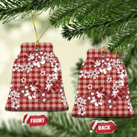 Hibiscus Pakala Fantasy Red Ceramic Ornament Tropical Floral Stylized - Polynesian Pride