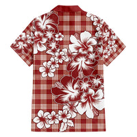 Hibiscus Pakala Fantasy Red Hawaiian Shirt Tropical Floral Stylized - Polynesian Pride