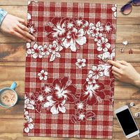 Hibiscus Pakala Fantasy Red Puzzle Tropical Floral Stylized - Polynesian Pride