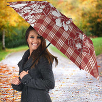 Hibiscus Pakala Fantasy Red Umbrella Tropical Floral Stylized - Polynesian Pride