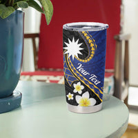 Personalised Nauru Tumbler Cup Naoero Proud Plumeria