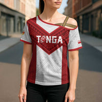 Tonga Rugby Custom Cross Shoulder Shirt Tonga Sea Eagles Go Champions