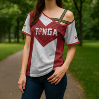 Tonga Rugby Custom Cross Shoulder Shirt Tonga Sea Eagles Go Champions