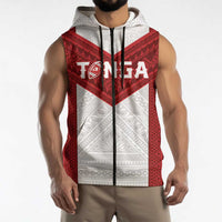 Tonga Rugby Custom Sleeveless Zip Hoodie Tonga Sea Eagles Go Champions