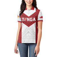 Tonga Rugby Custom Women Polo Shirt Tonga Sea Eagles Go Champions
