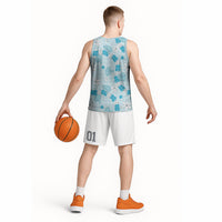 Hawaii Anthurium Tiare Pikake Lei Basketball Jersey UliUli Lauhala Art Pattern LT01 - Polynesian Pride