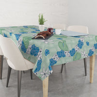 Hawaii Anthurium Tiare Pikake Lei Tablecloth Omaomao Lauhala Art Pattern LT01 - Polynesian Pride