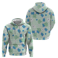 Hawaii Anthurium Tiare Pikake Lei Zip Hoodie Omaomao Lauhala Art Pattern LT01 - Polynesian Pride