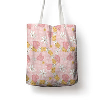 Hawaii Anthurium Tiare Pikake Lei Tote Bag Akala Lauhala Art Pattern LT01 - Polynesian Pride