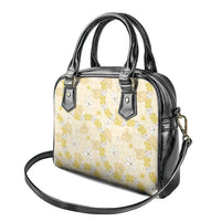 Hawaii Anthurium Tiare Pikake Lei Shoulder Handbag Melemele Lauhala Art Pattern LT01 - Polynesian Pride
