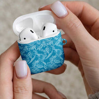 Tahiti Ninamu Tiare Floral AirPods Case Monstera Palm Tropical Leaves LT01 - Polynesian Pride