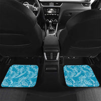Tahiti Ninamu Tiare Floral Car Mats Monstera Palm Tropical Leaves - Polynesian Pride
