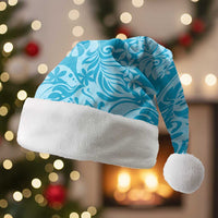 Tahiti Ninamu Tiare Floral Christmas Santa Hat Monstera Palm Tropical Leaves - Polynesian Pride