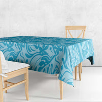 Tahiti Ninamu Tiare Floral Tablecloth Monstera Palm Tropical Leaves - Polynesian Pride
