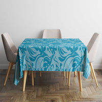 Tahiti Ninamu Tiare Floral Tablecloth Monstera Palm Tropical Leaves - Polynesian Pride