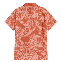 Tahiti Puatou Tiare Floral Family Matching Mermaid Dress and Hawaiian Shirt Monstera Palm Tropical Leaves - Polynesian Pride