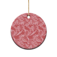 Tahiti Tarona Tiare Floral Ceramic Ornament Monstera Palm Tropical Leaves LT01 - Polynesian Pride