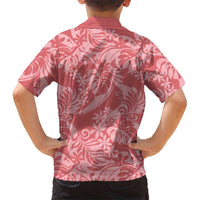 Tahiti Tarona Tiare Floral Family Matching Mermaid Dress and Hawaiian Shirt Monstera Palm Tropical Leaves LT01 - Polynesian Pride