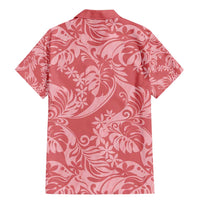 Tahiti Tarona Tiare Floral Family Matching Mermaid Dress and Hawaiian Shirt Monstera Palm Tropical Leaves - Polynesian Pride