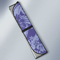 Tahiti Vareau Tiare Floral Auto Sun Shade Monstera Palm Tropical Leaves - Polynesian Pride